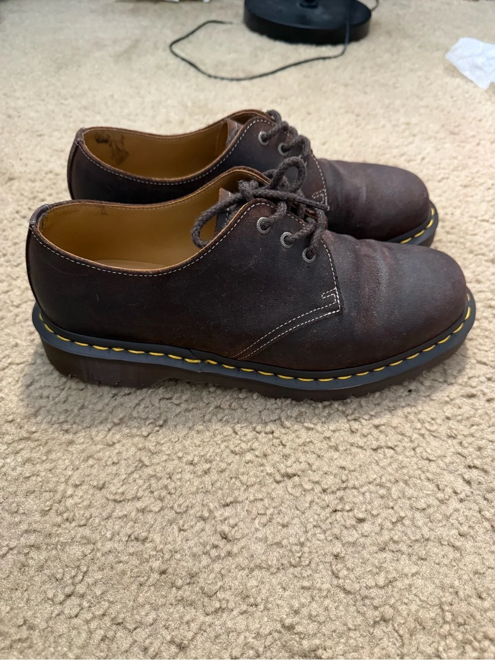 Dr. Martens 1461 Made in England Wax Commander Leather Oxfords